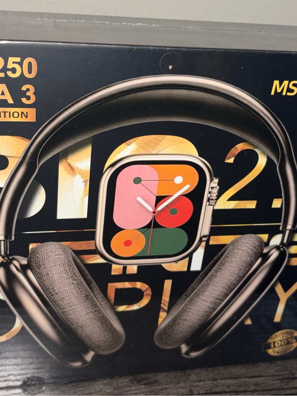 Wireless Headphones w/Black Finish. MVP-250 w/Watch ULTRA 3 (49mm) Premium Ed.